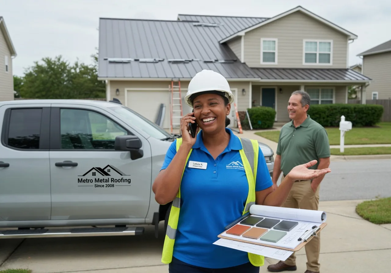 Storm Damage Metal Roof Repair in Pall Mall, TN